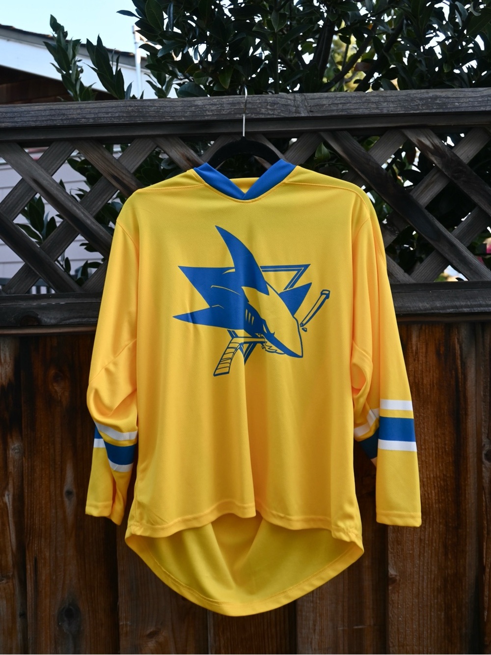 Special Edition San Jose Sharks x GS Warriors jersey